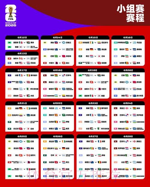 2026世界杯完整赛程完整版高清直播在哪里看